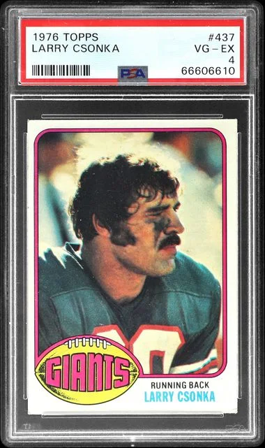 1976 Topps Larry Csonka #437 card image