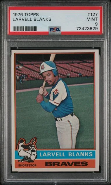1976 Topps Larvell Blanks #127 card image