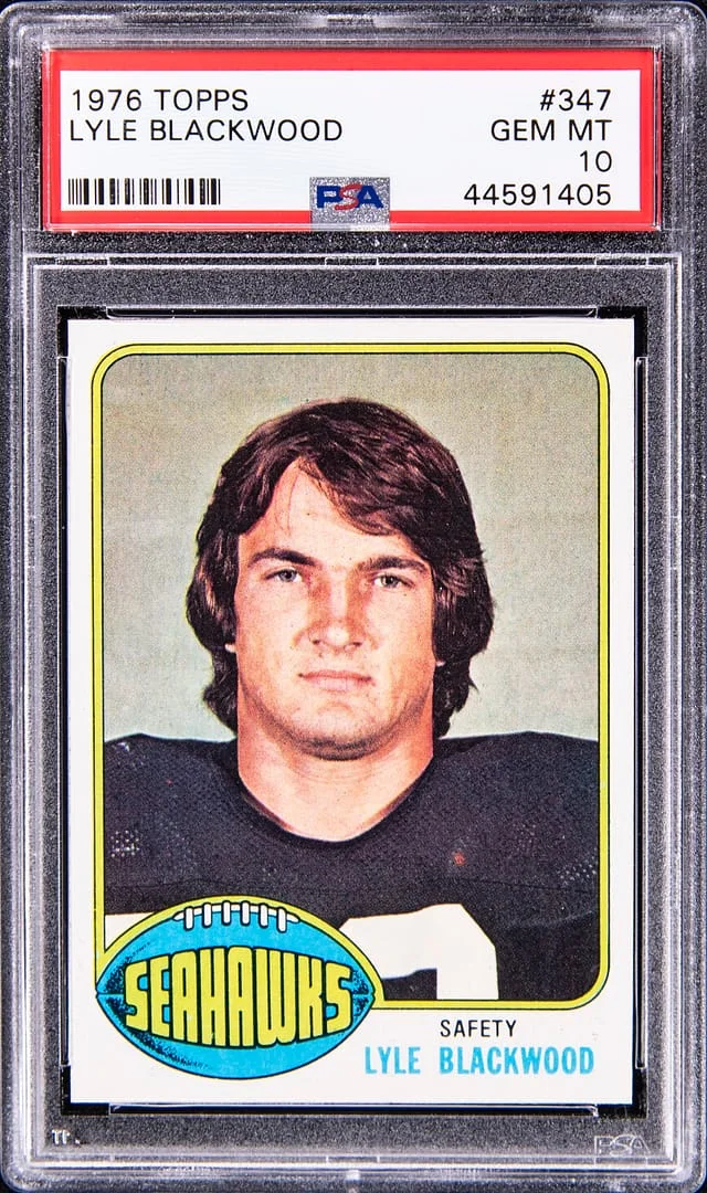 1976 Topps Lyle Blackwood #347 card image