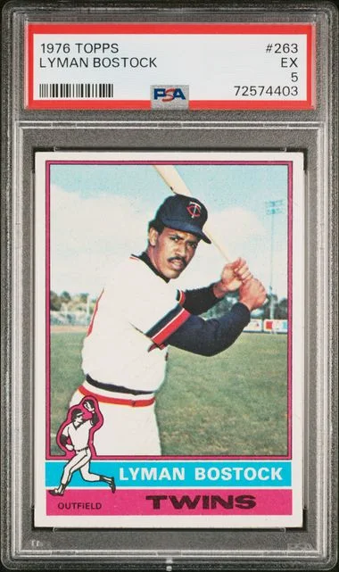 1976 Topps Lyman Bostock #263 card image