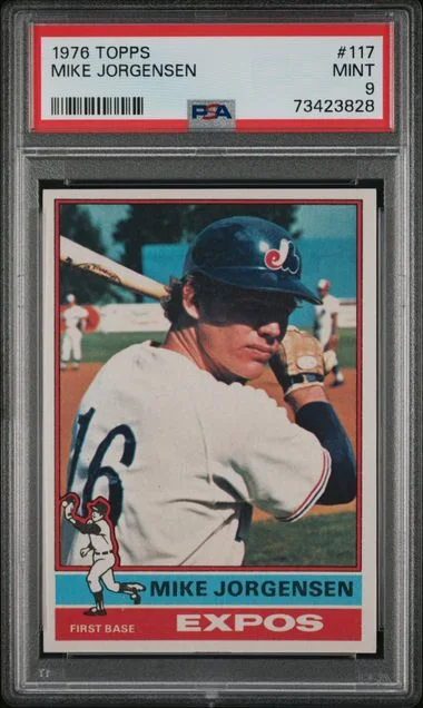 1976 Topps Mike Jorgensen #117 card image