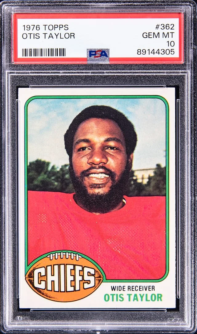 1976 Topps Otis Taylor #362 card image