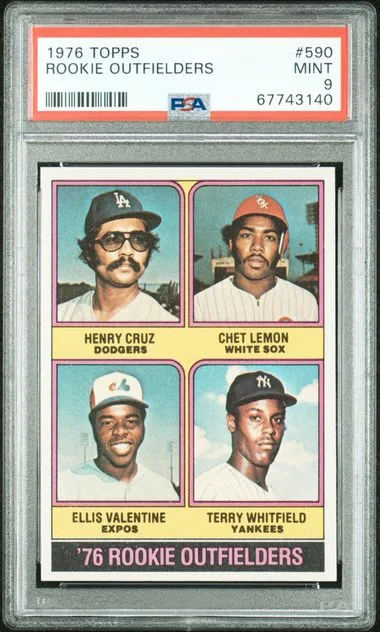 1976 Topps Outfielders #590 card image