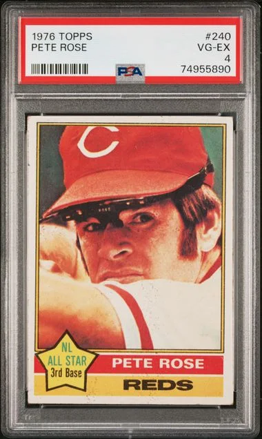 1976 Topps Pete Rose #240 card image