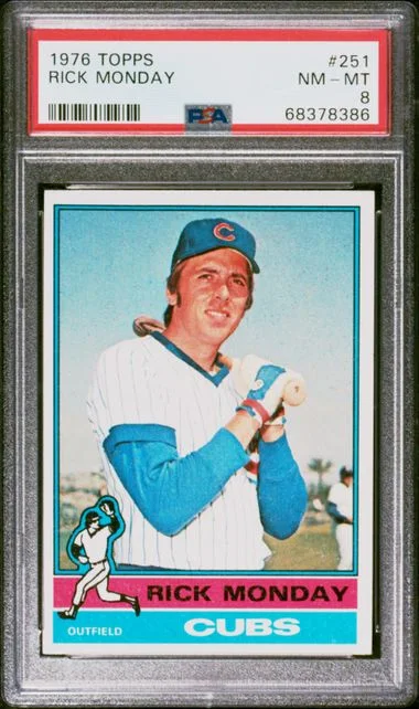 1976 Topps Rick Monday #251 card image