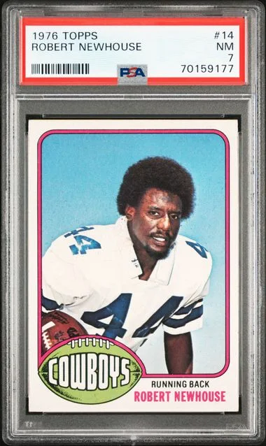 1976 Topps Robert Newhouse #14 card image