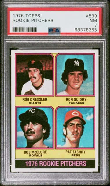 1976 Topps Ron Guidry Pitchers #599 card image
