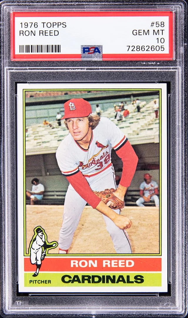 1976 Topps Ron Reed #58 card image