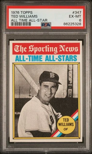 1976 Topps Ted Williams All Time All-Star #347 card image