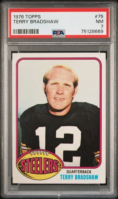 1976 Topps Terry Bradshaw #75 card image