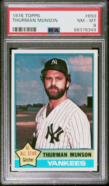 1976 Topps Thurman Munson #650 card image