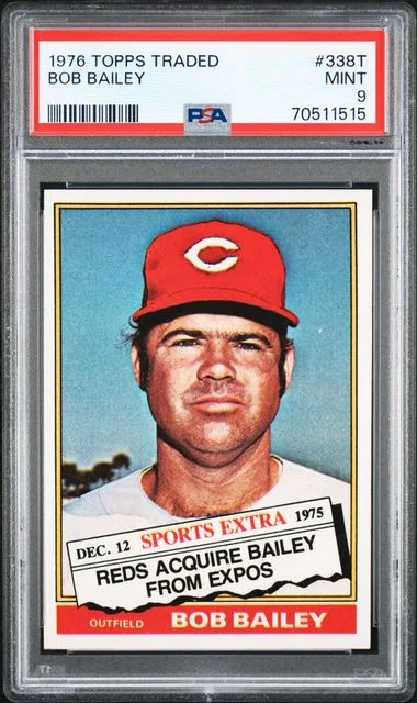 1976 Topps Traded Bob Bailey #338T card image