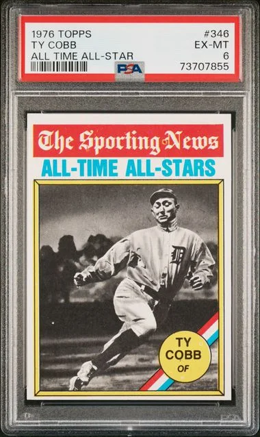1976 Topps Ty Cobb All Time All-Star #346 card image