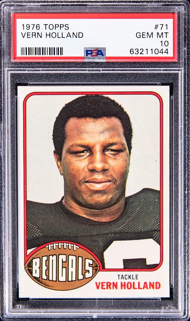 1976 Topps Vern Holland #71 card image