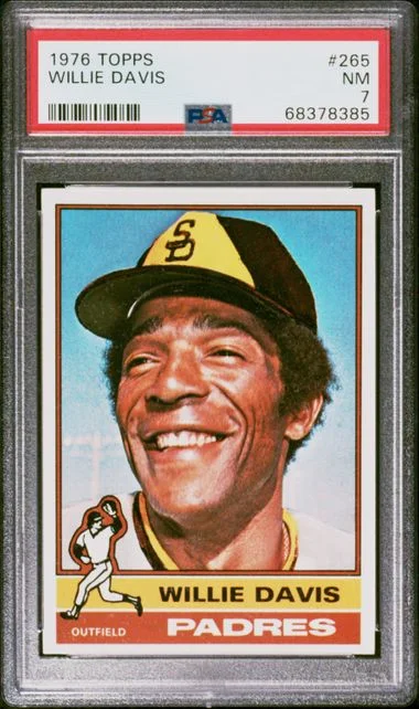 1976 Topps Willie Davis #265 card image
