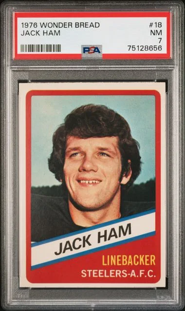 1976 Wonder Bread Jack Ham #18 card image
