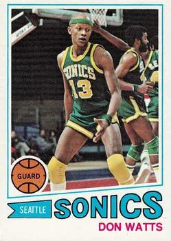 1977-78 Topps Don Watts #51 card image
