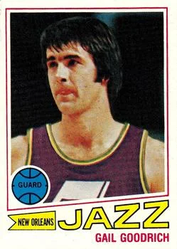 1977-78 Topps Gail Goodrich #77 card image