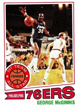 1977-78 Topps George McGinnis #50 card image