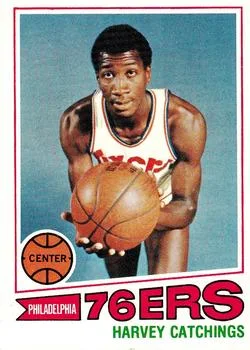 1977-78 Topps Harvey Catchings #81 card image