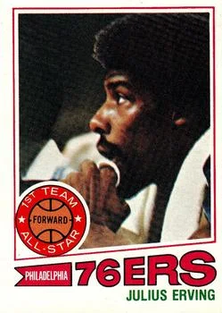 1977-78 Topps Julius Erving #100 card image