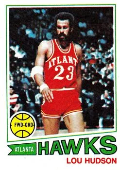 1977-78 Topps Lou Hudson #85 card image