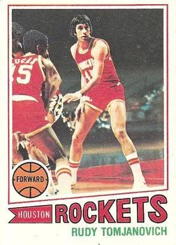 1977-78 Topps Rudy Tomjanovich #15 card image