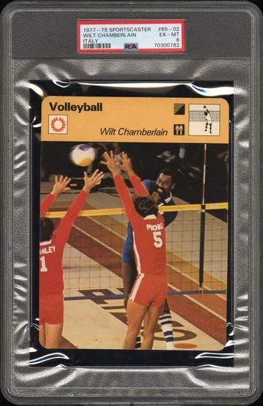 1977-79 Sportscaster Italy Wilt Chamberlain #65-02 card image