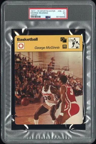 1977-79 Sportscaster Japan George McGinnis #06-21 card image