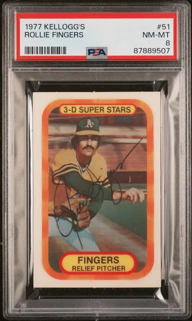 1977 Kellogg's Rollie Fingers #51 card image