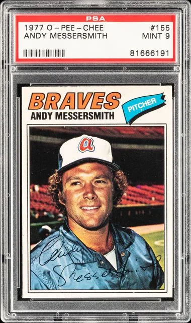 1977 O-Pee-Chee Andy Messersmith #155 card image