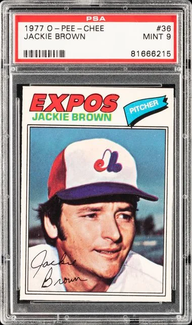 1977 O-Pee-Chee Jackie Brown #36 card image