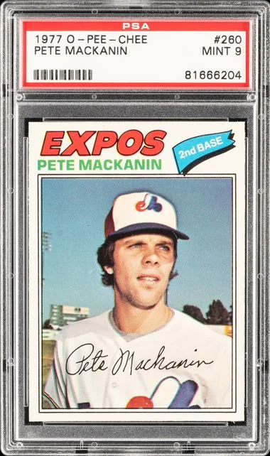 1977 O-Pee-Chee Pete Mackanin #260 card image