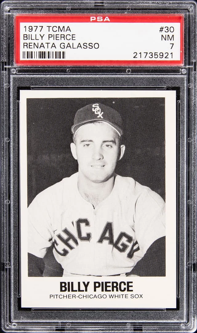 1977 TCMA Renata Galasso Billy Pierce #30 card image