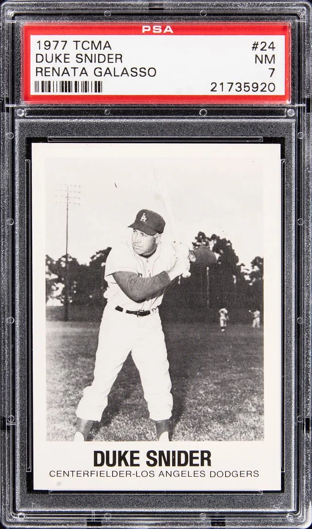 1977 TCMA Renata Galasso Duke Snider #24 card image
