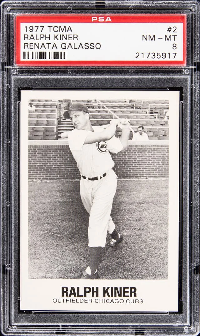 1977 TCMA Renata Galasso Ralph Kiner #2 card image