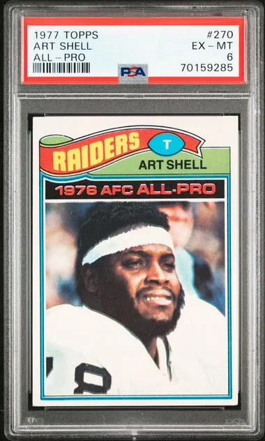 1977 Topps Art Shell All-Pro #270 card image