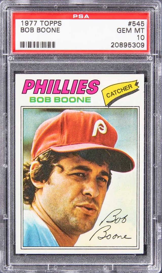 1977 Topps Bob Boone #545 card image