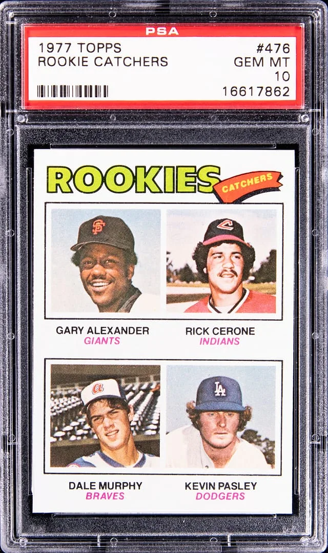 1977 Topps Catchers/Dale Murphy #476 card image