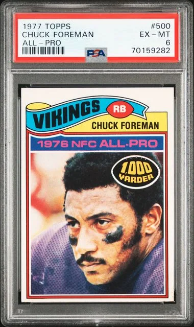 1977 Topps Chuck Foreman All-Pro #500 card image