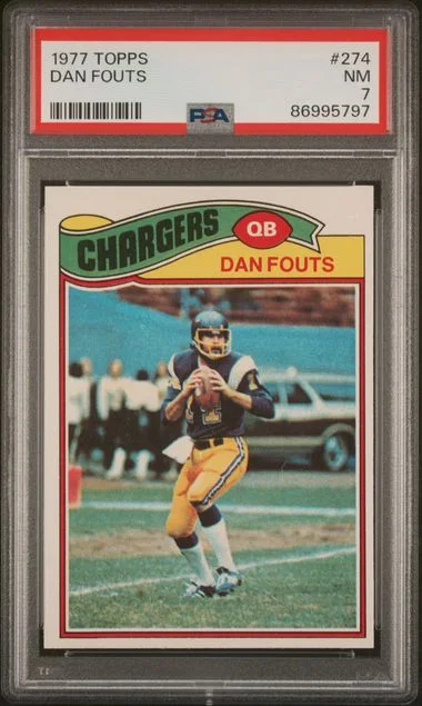 1977 Topps Dan Fouts #274 card image