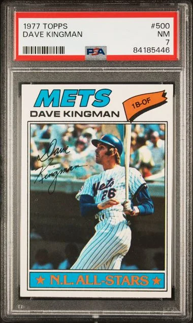 1977 Topps Dave Kingman #500 card image