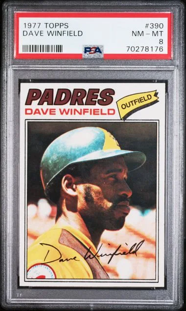 1977 Topps Dave Winfield #390 card image
