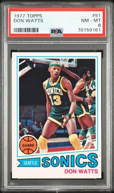 1977 Topps Don Watts #51 card image