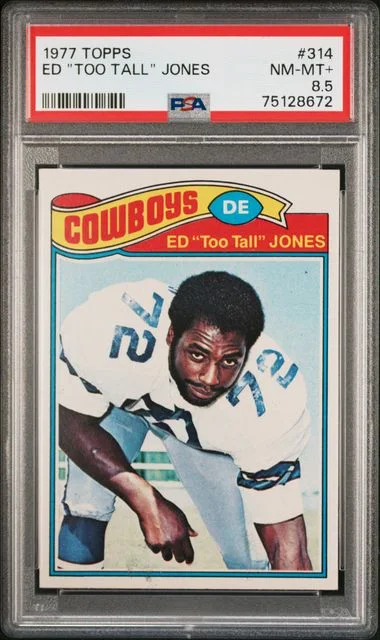 1977 Topps Ed Too Tall Jones #314 card image