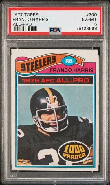 1977 Topps Franco Harris All-Pro #300 card image