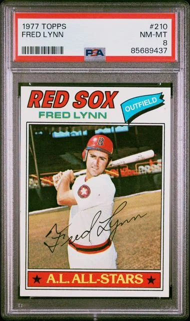 1977 Topps Fred Lynn #210 card image