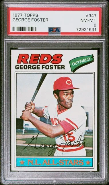 1977 Topps George Foster #347 card image