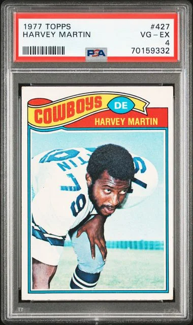 1977 Topps Harvey Martin #427 card image