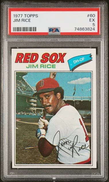 1977 Topps Jim Rice #60 card image